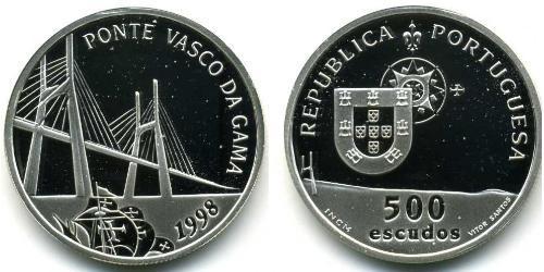 500 Escudo 葡萄牙 銀 