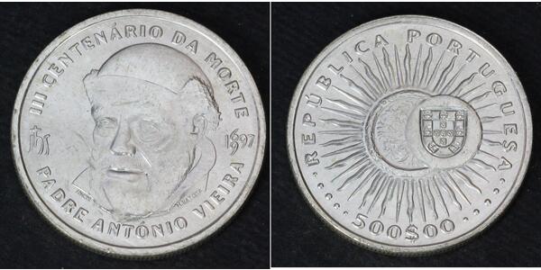 500 Escudo 葡萄牙 銀 