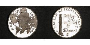 500 Forint Hongrie Argent Béla Bartók