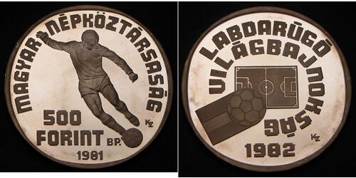500 Forint Hongrie Argent 