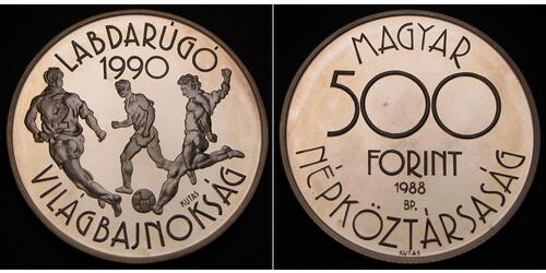 500 Forint Hungría Plata 