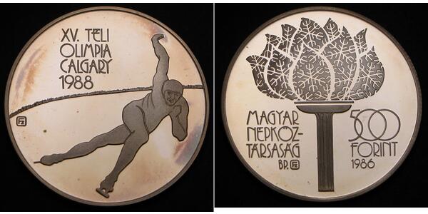 500 Forint Hungary Silver 