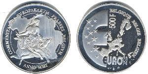 500 Franc Belgio Argento 