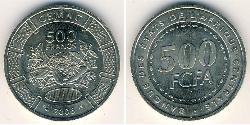 500 Franc Zentralafrikanische Republik Kupfer/Nickel 