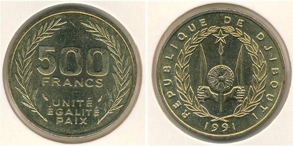 500 Franc Djibouti  
