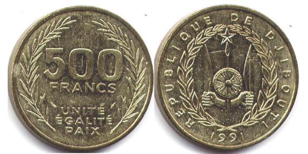 500 Franc Djibouti  