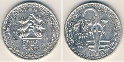 500 Franc 非洲联盟 銀 