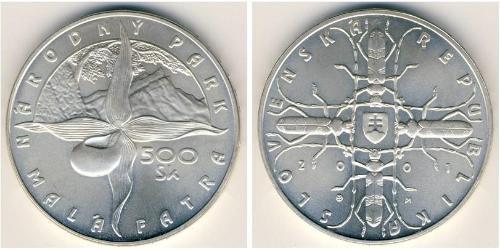 500 Krone Slovacchia Argento 