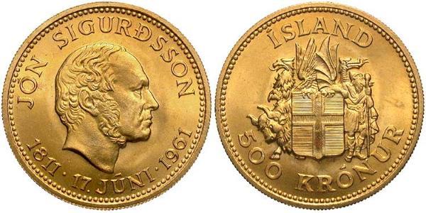 500 Krone Iceland Gold 