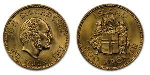 500 Krone Islanda Oro 