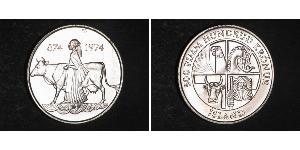 500 Krone Island Silber 