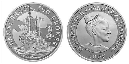 500 Krone 丹麦 銀 