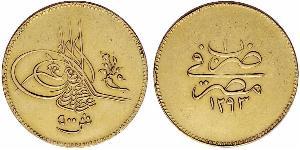 500 Kurush Osmanisches Reich (1299-1923) Gold Abdülhamid II (1842 - 1918)