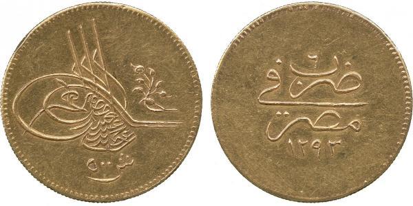 500 Kurush Ottoman Empire (1299-1923) Gold Abdul Hamid II (1842 - 1918)