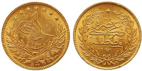 500 Kurush Empire ottoman (1299-1923) Or Abdülhamid II (1842 - 1918)