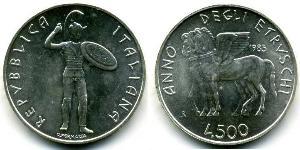 500 Lira Italie Argent 