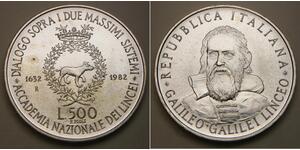 500 Lira Italie Argent 