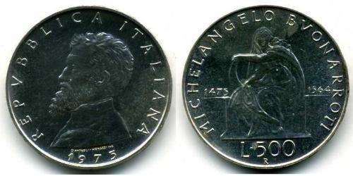 500 Lira Italie Argent 