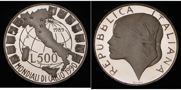 500 Lira Italie Argent 