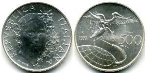 500 Lira Italia Argento 