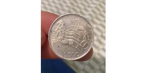 500 Lira Italia Argento 