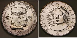 500 Lira Italia Argento 