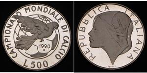 500 Lira Italia Argento 