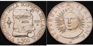 500 Lira Italia Argento 