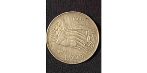 500 Lira Italia Argento 