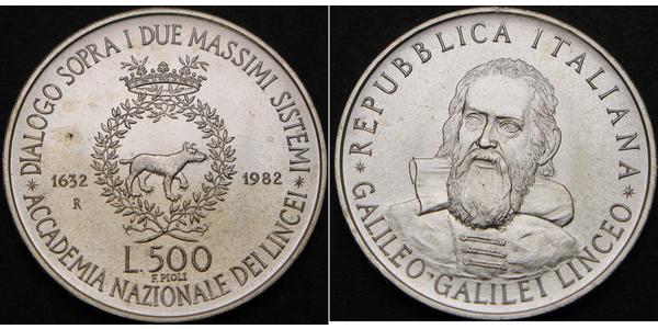 500 Lira Italia Argento 