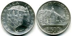 500 Lira Italia Argento 