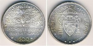 500 Lira Vaticano (1926-) Argento 