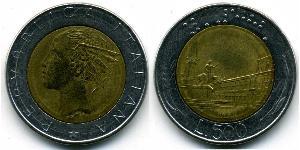 500 Lira Italie Bilame 