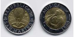 500 Lira Saint-Marin Bilame 
