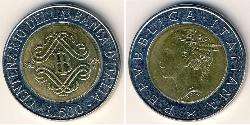 500 Lira Italia Bimetal 