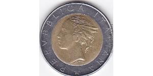 500 Lira Italia Bimetal 