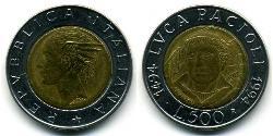 500 Lira 意大利 Bimetal 