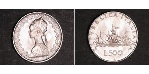 500 Lira Italia Plata 