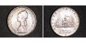 500 Lira Italia Plata 