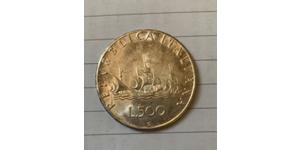 500 Lira Italia Plata 
