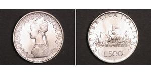 500 Lira Italia Plata 