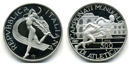500 Lira Italia Plata 