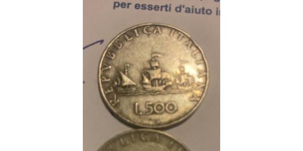 500 Lira Italia Plata 