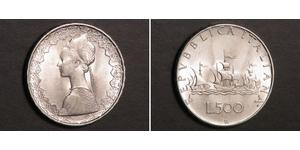 500 Lira Italien Silber 