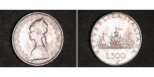 500 Lira Italien Silber 