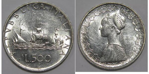 500 Lira Italien Silber 