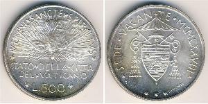 500 Lira Vatikan (1926-) Silber 