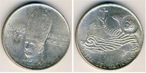 500 Lira Vatikan (1926-) Silber 