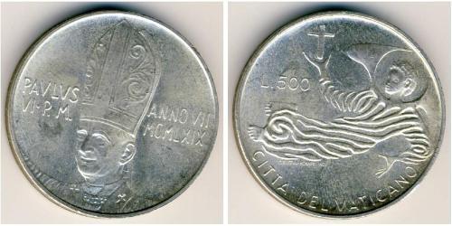 500 Lira Vatikan (1926-) Silber 