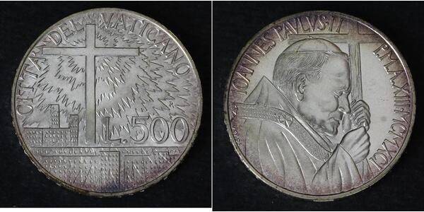 500 Lira Vatikan (1926-) Silber 